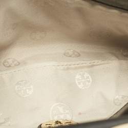 Tory Burch Black Leather Reva Logo Crossbody Bag