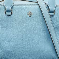 Tory Burch Light Blue Leather Robinson Shoulder Bag