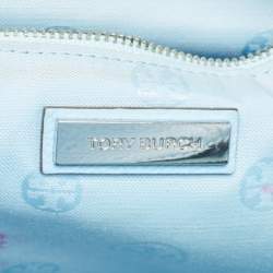 Tory Burch Light Blue Leather Robinson Shoulder Bag