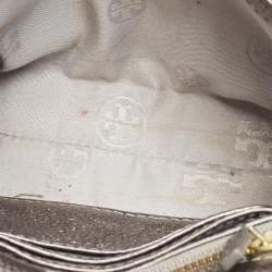 Tory Burch Metallic Leather Marion Shoulder Bag