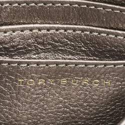 Tory Burch Metallic Leather Marion Shoulder Bag