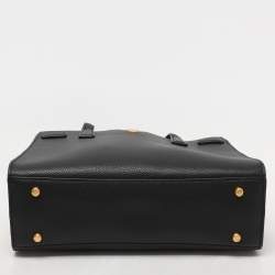 Tory Burch Black Leather Walker Tote