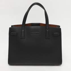 Tory Burch Black Leather Walker Tote
