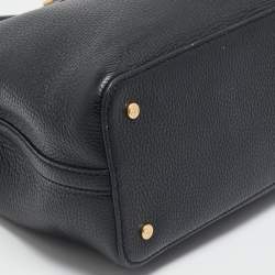 Pre Owned Tory Burch Black Leather Small Britten Satchel