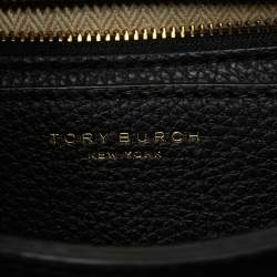 Pre Owned Tory Burch Black Leather Small Britten Satchel