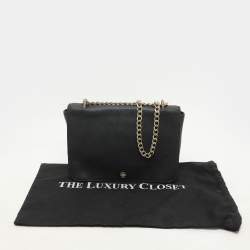 Tory Burch Black Leather Chain Shoulder Bag