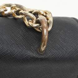 Tory Burch Black Leather Chain Shoulder Bag