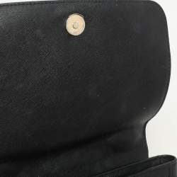 Tory Burch Black Leather Chain Shoulder Bag