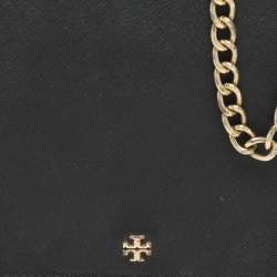 Tory Burch Black Leather Chain Shoulder Bag