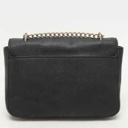Tory Burch Black Leather Chain Shoulder Bag