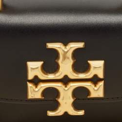Tory Burch Black Leather Mini Eleanor Crossbody Bag