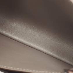 Tory Burch Silver Leather Mini Eleanor Top Handle Bag