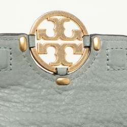 Tory Burch Green Leather Miller Phone Crossbody Bag