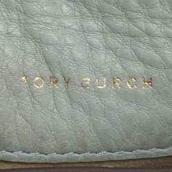 Tory Burch Green Leather Miller Phone Crossbody Bag
