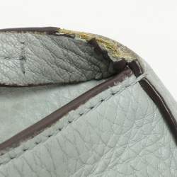 Tory Burch Green Leather Miller Phone Crossbody Bag