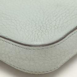 Tory Burch Green Leather Miller Phone Crossbody Bag