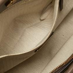 Tory Burch Beige Chevron Leather Kira Tote
