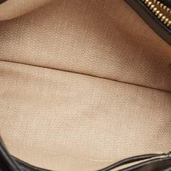 Tory Burch Black Chevron Leather Kira Convertible Shoulder Bag