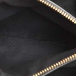 Pre Owned Tory Burch Black Quilted Leather Fleming Chain Tote