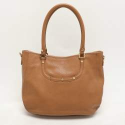 Tory Burch Beige Leather Amanda Tote