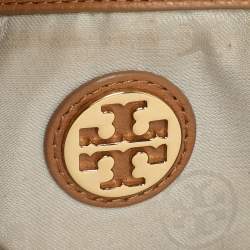 Tory Burch Beige Leather Amanda Tote