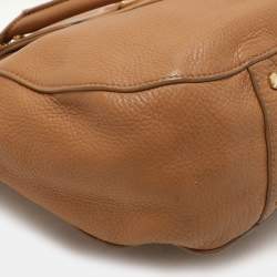Tory Burch Beige Leather Amanda Tote