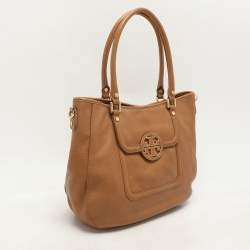 Tory Burch Beige Leather Amanda Tote