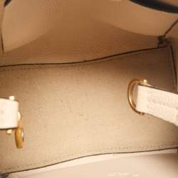Tory Burch Cream Leather Small McGraw Bucket Bag