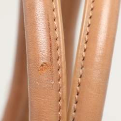 Pre Owned Tory Burch Brown Laser Cut Leather Georgiana Tote