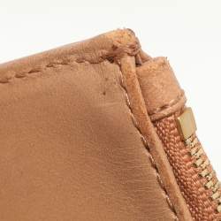 Pre Owned Tory Burch Brown Laser Cut Leather Georgiana Tote