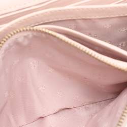 Tory Burch Pink Leather Britten Flap Crossbody Bag