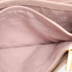 Tory Burch Pink Leather Britten Flap Crossbody Bag