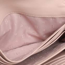 Tory Burch Pink Leather Britten Flap Crossbody Bag