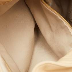 Tory Burch Light Beige Leather Pyramid Studs Hobo