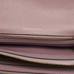 Tory Burch Pink Leather Mcgraw Wallet On Strap