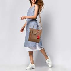 Tory Burch Brown Leather Perry Tote