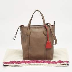 Tory Burch Brown Leather Perry Tote