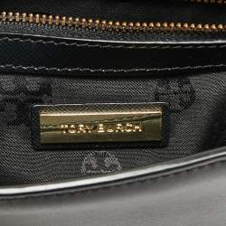 Pre Owned Tory Burch Black Leather Robinson Shoulder Bag