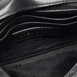 Pre Owned Tory Burch Black Quilted Leather Small Bryant Crossbody Bag
