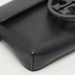 Pre Owned Tory Burch Black Leather Miller Belt Bag
