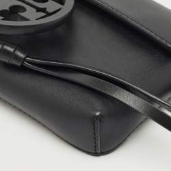 Pre Owned Tory Burch Black Leather Miller Belt Bag