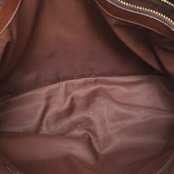 Pre Owned Tory Burch Brown Suede McGraw Slouchy Tote