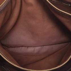 Pre Owned Tory Burch Brown Suede McGraw Slouchy Tote