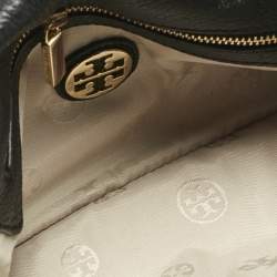 Pre Owned Tory Burch Black Leather Amanda Shoulder Bag