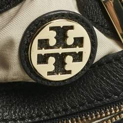 Pre Owned Tory Burch Black Leather Amanda Shoulder Bag