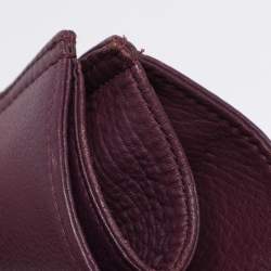 Pre Owned Tory Burch Purple Leather Tote