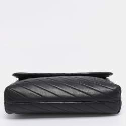 Pre Owned Tory Burch Black Leather Kira Shoulder Bag