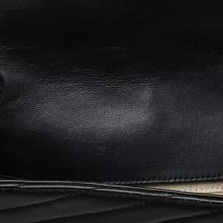 Pre Owned Tory Burch Black Leather Kira Shoulder Bag