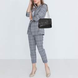 Pre Owned Tory Burch Black Leather Kira Shoulder Bag