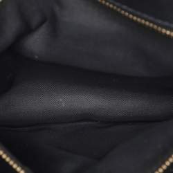 Pre Owned Tory Burch Black Leather Georgia Turn-Lock Crossbody Bag